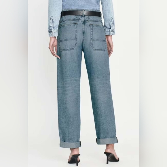 NWOT FRAME 90s Utility Loose High-Rise Straight-Leg Jeans $298 Size 23 - Picture 4 of 12